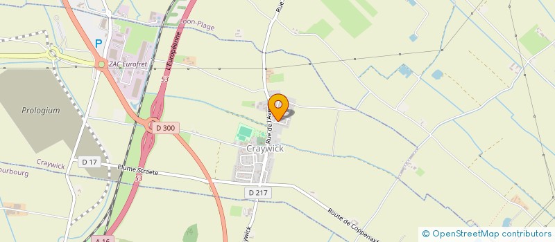 localisation de l'entreprise DELDICQUE  CRAYWICK