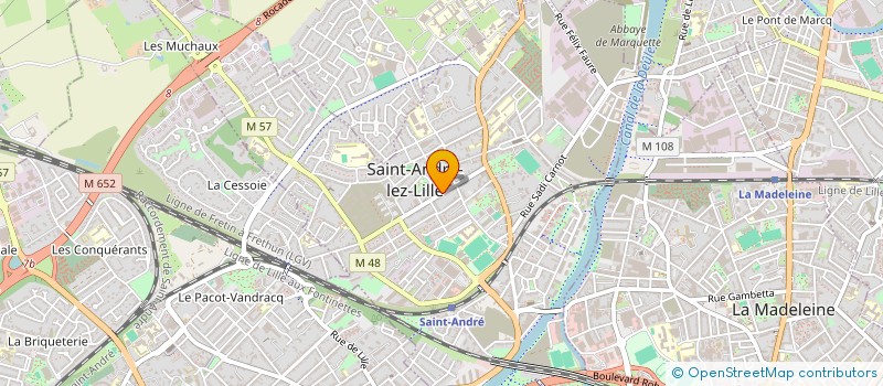 localisation de l'entreprise DELDICQUE GLORIAN à SAINT-ANDRE-LEZ-LILLE