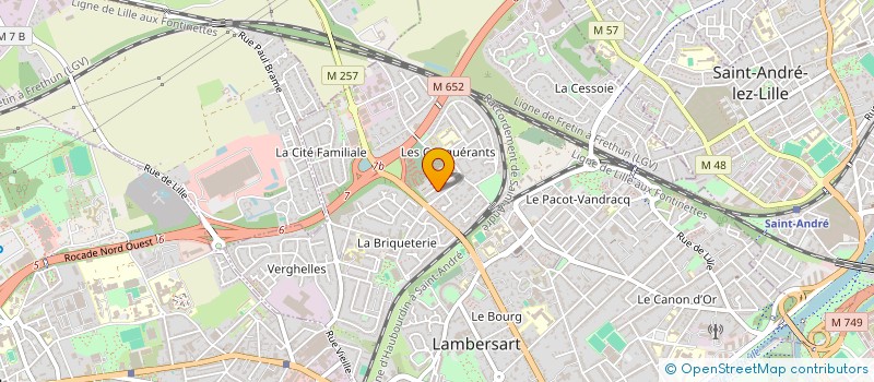 localisation de l'entreprise DELDOMA à LAMBERSART