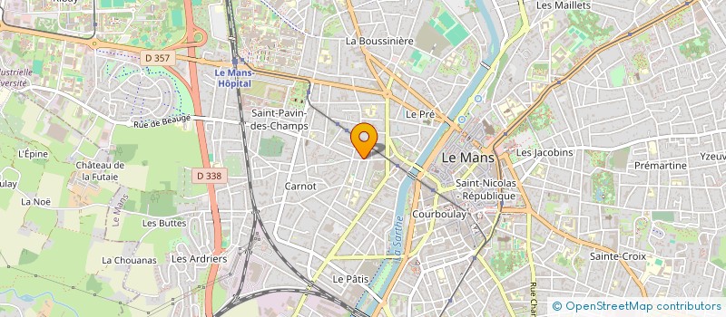 localisation de l'entreprise DELDUCHENE  LE MANS