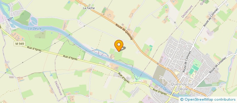 localisation de l'entreprise DELDYCKE IMMO  DEULEMONT