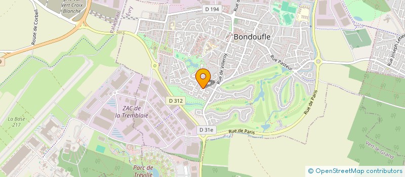 localisation de l'entreprise DELE  BONDOUFLE