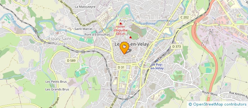 localisation de l'entreprise DELE JEUNES 43 à LE PUY-EN-VELAY