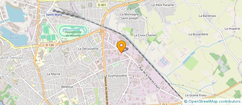 localisation de l'entreprise DELEAGE TERTIAIRE à SAINT-MALO