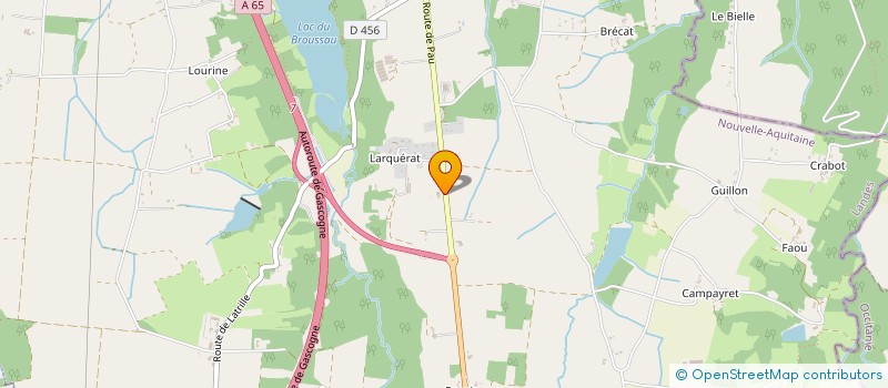 localisation de l'entreprise DELEAT  AIRE-SUR-L'ADOUR