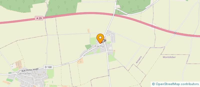 localisation de l'entreprise DELEAU  CACHY