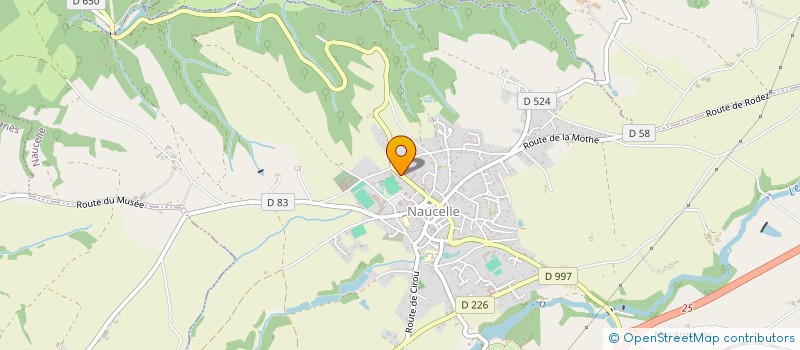 localisation de l'entreprise DELEBECQUE A - CASENAVE P - FRASELLE A  NAUCELLE