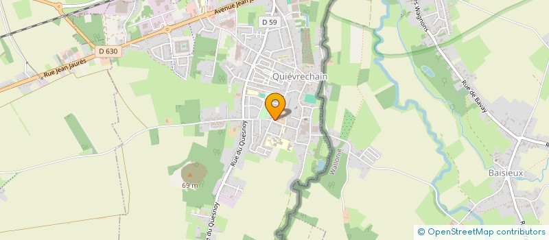 localisation de l'entreprise DELEBURY-VASSEUR  QUIEVRECHAIN