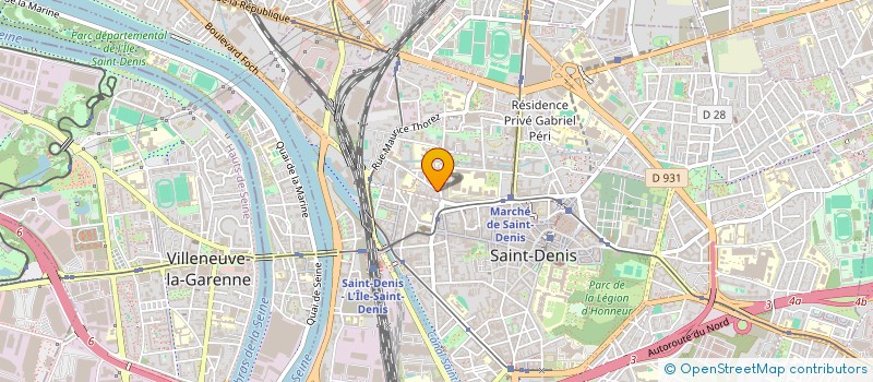 localisation de l'entreprise DELEC à SAINT-DENIS