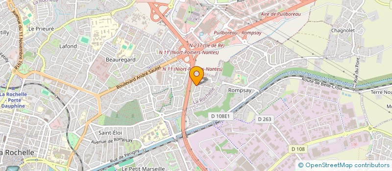 localisation de l'entreprise DELEC  LA ROCHELLE