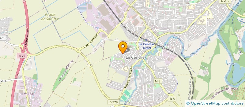 localisation de l'entreprise DELECOURTROY  LE CENDRE