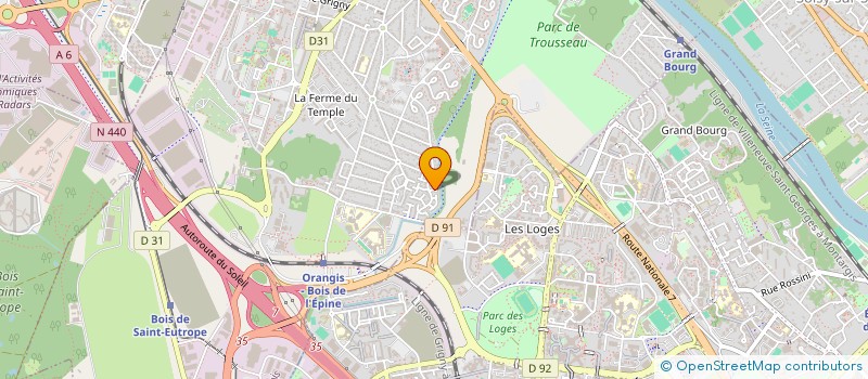 localisation de l'entreprise DELECROIX  RIS-ORANGIS