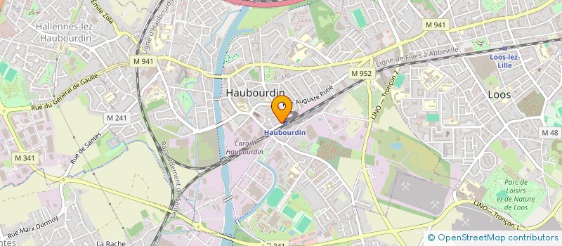 localisation de l'entreprise DELECROIX  HAUBOURDIN