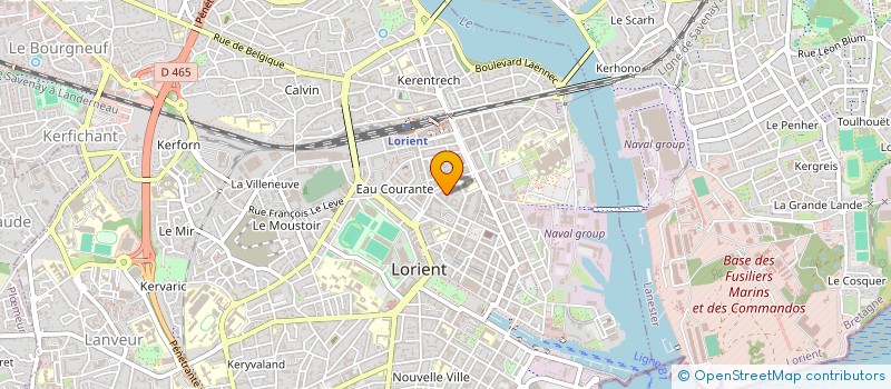 localisation de l'entreprise DELECROIX FURNITURE à LORIENT