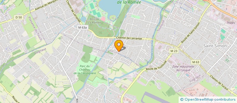 localisation de l'entreprise DELECSO  TOURNEFEUILLE