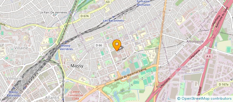 localisation de l'entreprise DELECTIO à MASSY