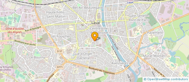 localisation de l'entreprise DELECTO STYLE à LAVAL