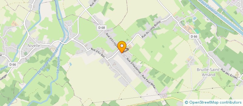 localisation de l'entreprise DELEDICQ  NIVELLE