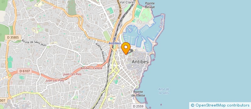 localisation de l'entreprise DELEFORGES BAISSET & ALDORF à ANTIBES