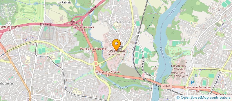 localisation de l'entreprise DELEFORTRIE à LA CHAPELLE-SUR-ERDRE