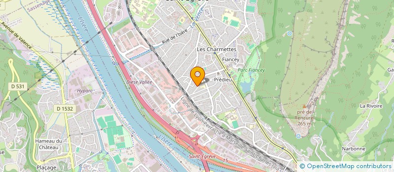 localisation de l'entreprise DELEG'GESTION à MONTBONNOT-SAINT-MARTIN