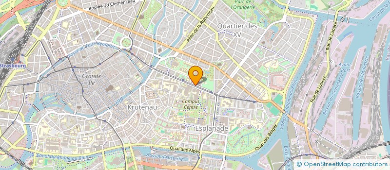localisation de l'entreprise DELEG REGIONALE D'EQUITATION SUR PONEY à STRASBOURG