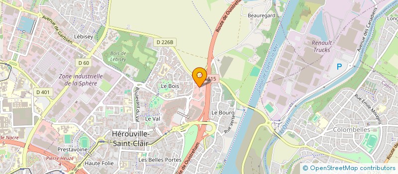 localisation de l'entreprise DELEGAT RECHER ENSEIGN AUDIO MULTIMEDIA à HEROUVILLE-SAINT-CLAIR