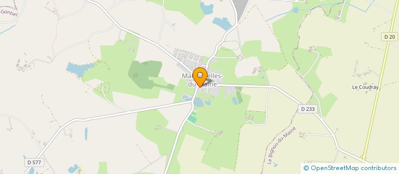 localisation de l'entreprise DELEGATION DEPARTEMENTALE DES TROMPES DE LA MAYENNE  MAISONCELLES-DU-MAINE