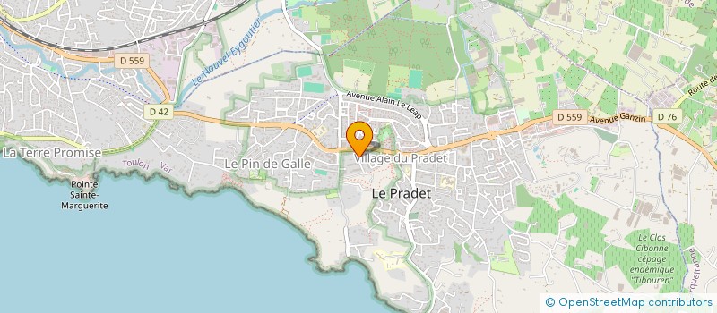 localisation de l'entreprise DELEGATION DES DELEGUES DEPARTEMENT AUX EDUCATION NATIONALE CIRCONSCRIPTION DE CARQUEIRANNE  LE PRADET