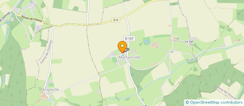 localisation de l'entreprise DELEGATION DU CALVADOS DE LA FEDERATION INTERNATIONALE DE TROMPES DE FRANCE  CESNY-LES-SOURCES