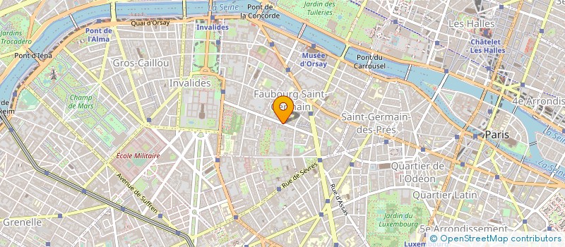 localisation de l'entreprise DELEGATION ITALIENNE AUPRES DES ORGANISATIONS INTERNATIONALES à PARIS
