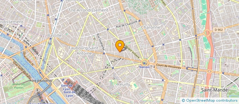 localisation de l'entreprise DELEGATION MISS ITAL FRANCE  PARIS