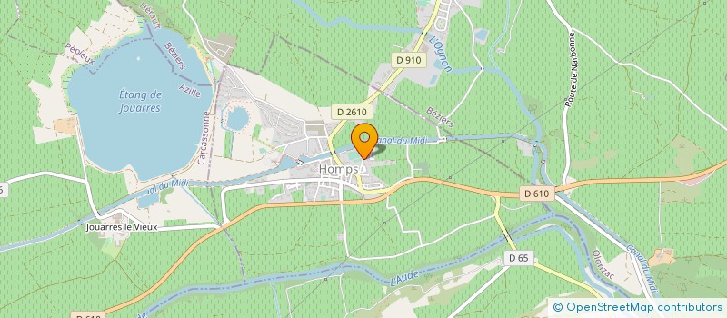 localisation de l'entreprise DELEGATION REGIONALE ACTION FORMATION TRAVAIL  HOMPS