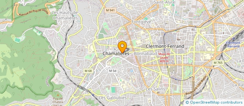 localisation de l'entreprise DELEGATION REGIONALE AUVERGNE DE L'INSTITUT DE LA GASTRONOMIE FRANCAISE à CHAMALIERES