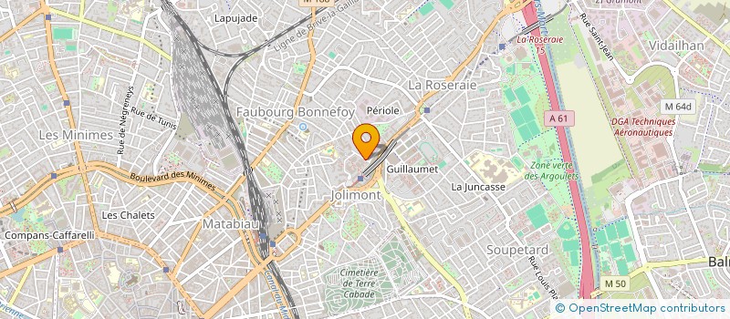 localisation de l'entreprise DELEGESTIO  TOULOUSE