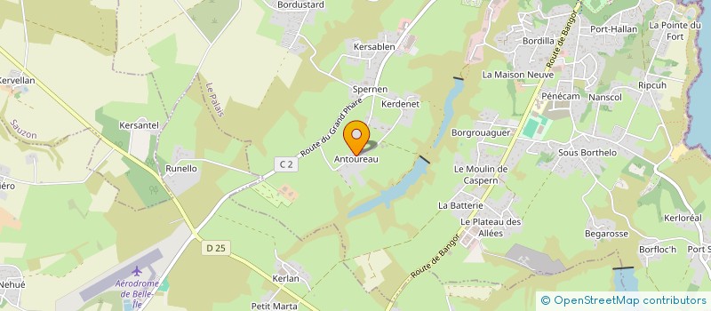 localisation de l'entreprise DELELE  LE PALAIS