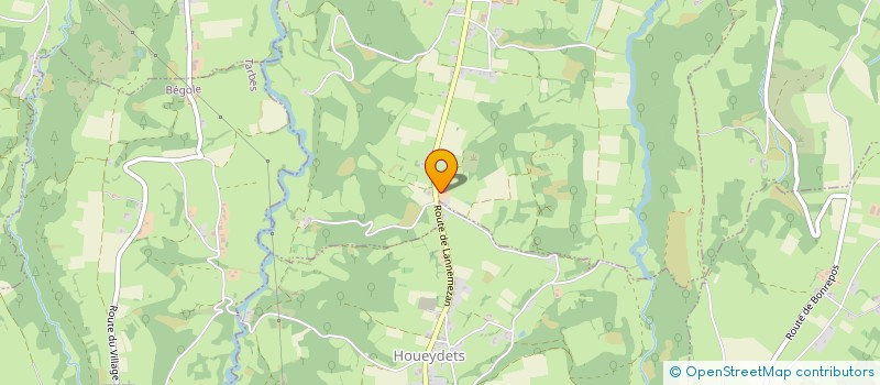 localisation de l'entreprise DELELEC  CASTELBAJAC