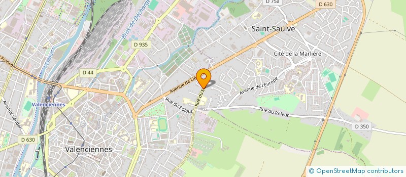localisation de l'entreprise DELELIGNE ET ROGER ARCHITECTES à VALENCIENNES