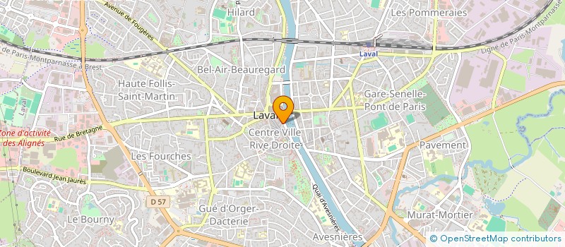 localisation de l'entreprise DELELIS FANIEN PATRICK à LAVAL