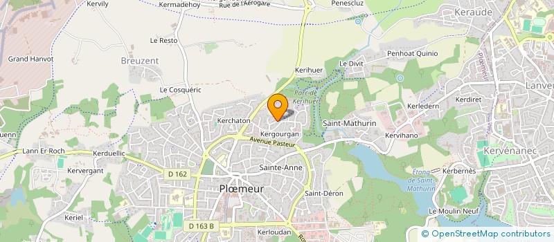 localisation de l'entreprise DELEM à PLOEMEUR