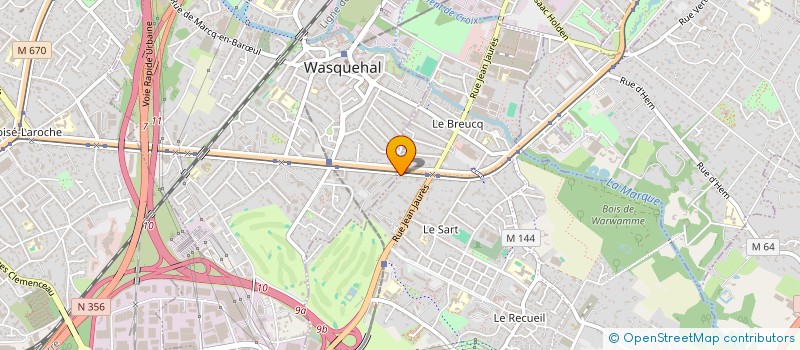 localisation de l'entreprise DELEMAZURE BETHENCOURT à MARCQ-EN-BARŒUL
