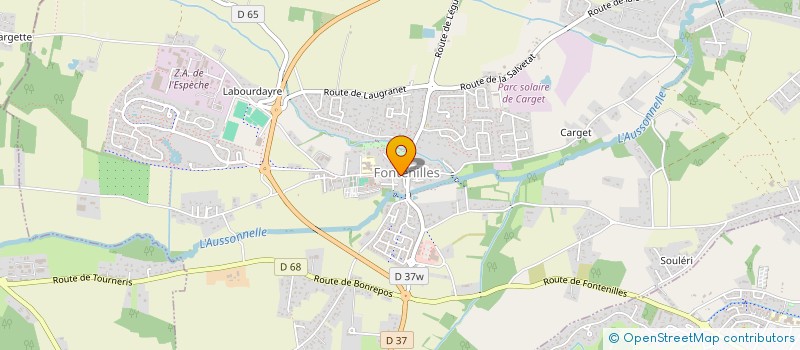 localisation de l'entreprise DELEME  SAINTE-FOY-DE-PEYROLIERES