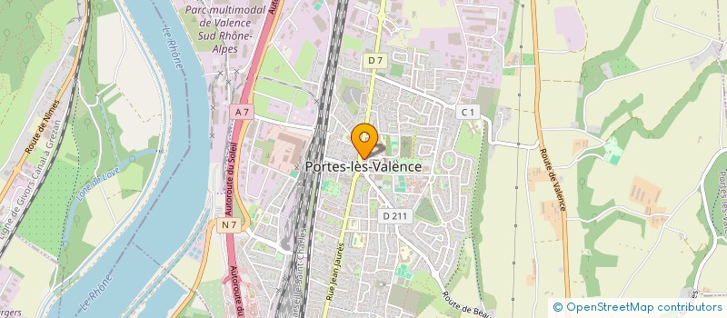 localisation de l'entreprise DELEMPS CHRISTOPHE ET OLIVE LAURENCE  PORTES-LES-VALENCE