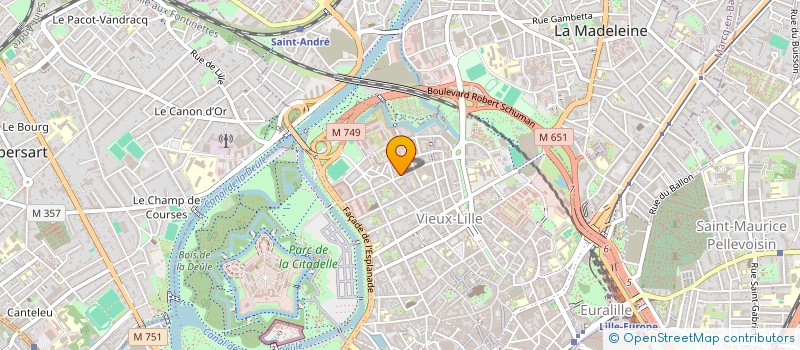 localisation de l'entreprise DELEP à LILLE