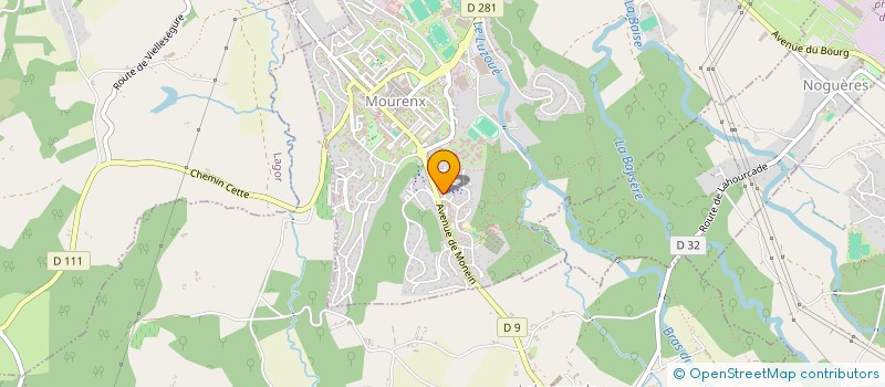 localisation de l'entreprise DELEPAUT GONCALVES  MOURENX