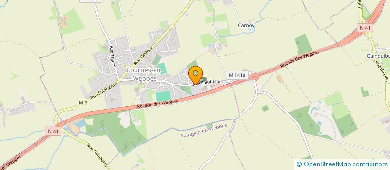 localisation de l'entreprise DELEPIERRE JEAN ET ALBERT  FOURNES-EN-WEPPES