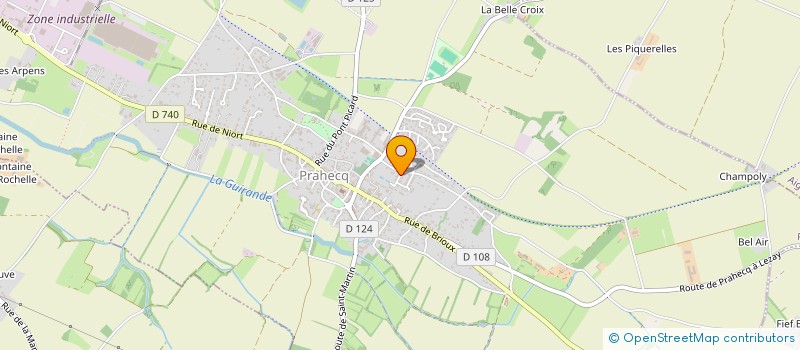 localisation de l'entreprise DELEPINE ARRAMY  PRAHECQ