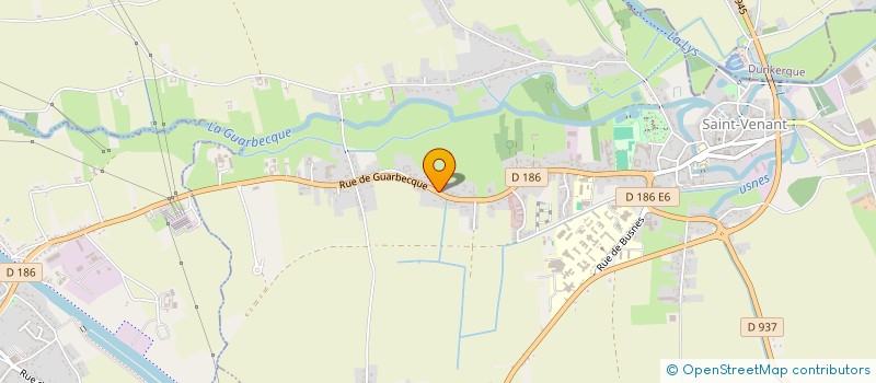localisation de l'entreprise DELEPINE BILLAUX à SAINT-VENANT