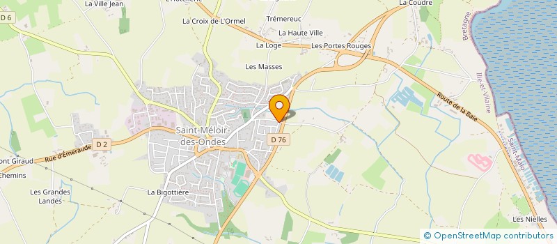 localisation de l'entreprise DELEPINE CEDRIC à SAINT-MELOIR-DES-ONDES