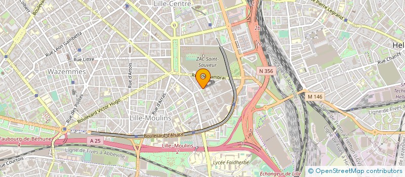 localisation de l'entreprise DELEPLANQUE à LILLE